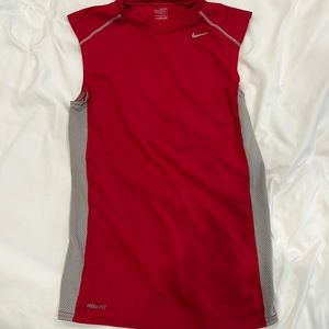 Nike mens dri fit sleeveless mens size medium red